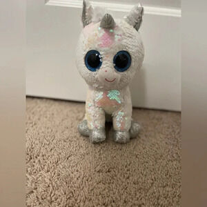 TY FLIPPABLES DIAMOND Unicorn Color Changing Sequins Collectable plush